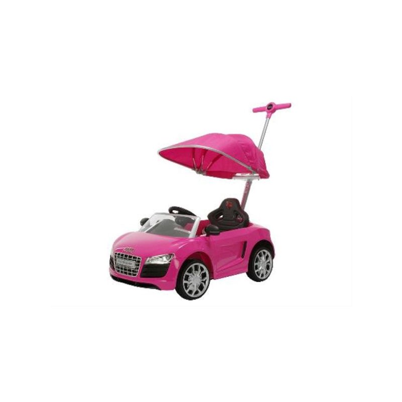 Pink audi cheap push car